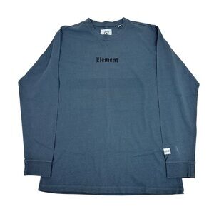 Element Men's Dark Gray Long Sleeve Tee Mushroom Graphic